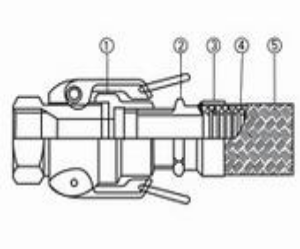 开启式快速接头金属软管